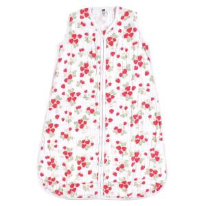 image:imageHudson Baby Unisex Baby Muslin Cotton Sleeveless Wearable Sleeping Bag Sack Blanket Lemons 1824 MonthsStrawberries