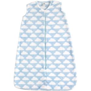 image:imageHudson Baby Unisex Baby Plush Sleeping Bag Sack BlanketBlue Clouds Plush