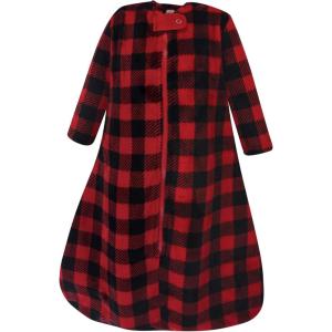 image:imageHudson Baby Unisex Baby Plush Sleeping Bag Sack BlanketBuffalo Plaid Longsleeve
