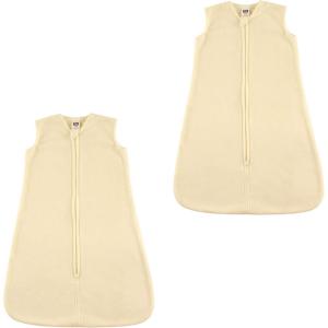 image:imageHudson Baby Unisex Baby Plush Sleeping Bag Sack BlanketCream Microfleece 2pack