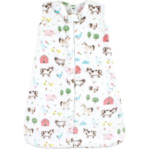 image:imageHudson Baby Unisex Baby Plush Sleeping Bag Sack BlanketGirl Farm Animals