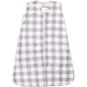 image:imageHudson Baby Unisex Baby Plush Sleeping Bag Sack BlanketGray Plaid