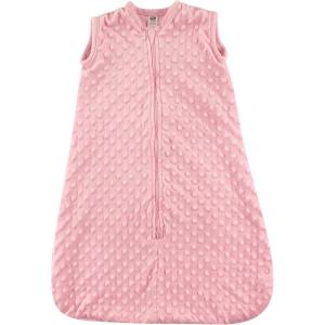 image:imageHudson Baby Unisex Baby Plush Sleeping Bag Sack BlanketLight Pink Dot Mink