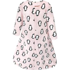 image:imageHudson Baby Unisex Baby Plush Sleeping Bag Sack BlanketLongsleeve Pink Penguin