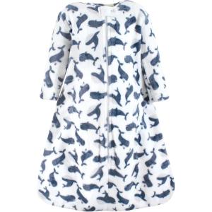 image:imageHudson Baby Unisex Baby Plush Sleeping Bag Sack BlanketLongsleeve Whale