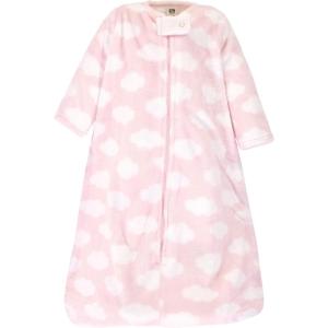 image:imageHudson Baby Unisex Baby Plush Sleeping Bag Sack BlanketPink Clouds
