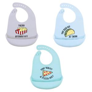 image:imageHudson Baby Unisex Baby Silicone Bibs Unicorn One SizeFast Food