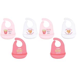 image:imageHudson Baby Unisex Baby Silicone Bibs Unicorn One SizeFries Before Guys