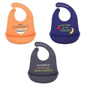 image:imageHudson Baby Unisex Baby Silicone Bibs Unicorn One SizeMiso Hungry