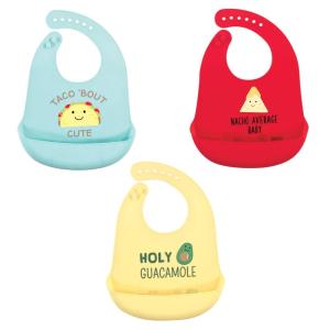 image:imageHudson Baby Unisex Baby Silicone Bibs Unicorn One SizeTacos