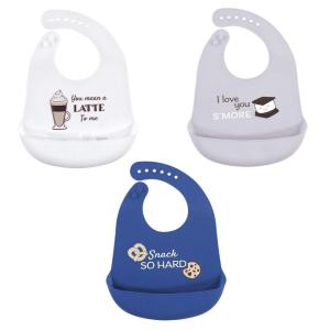 image:imageHudson Baby Unisex Baby Silicone Bibs Unicorn One SizeYou Mean a Latte