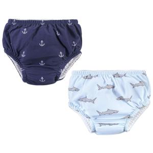 image:imageHudson Baby Unisex Baby Swim Diapers Palm Trees 612 MonthsBlue Gray Shark