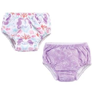 image:imageHudson Baby Unisex Baby Swim Diapers Palm Trees 612 MonthsSea Shells