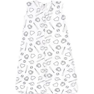 image:imageHudson Baby Unisex BabyCotton Sleeveless Wearable Sleeping Bag Sack BlanketBaseball