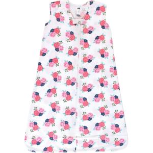 image:imageHudson Baby Unisex BabyCotton Sleeveless Wearable Sleeping Bag Sack BlanketCoral Floral