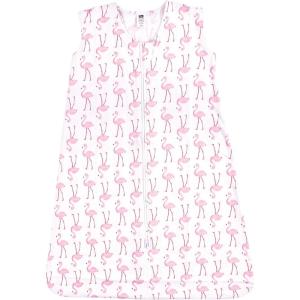 image:imageHudson Baby Unisex BabyCotton Sleeveless Wearable Sleeping Bag Sack BlanketFlamingo