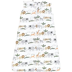 image:imageHudson Baby Unisex BabyCotton Sleeveless Wearable Sleeping Bag Sack BlanketSafari Life