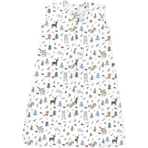 image:imageHudson Baby Unisex BabyCotton Sleeveless Wearable Sleeping Bag Sack BlanketWoodland Friends