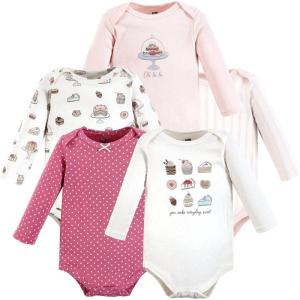 image:imageHudson Baby babygirls Cotton Longsleeve Bodysuits 5packSweet Bakery