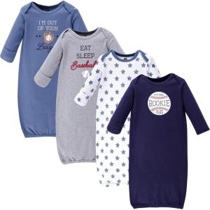 image:imageHudson Baby unisexbaby Cotton GownsBaseball