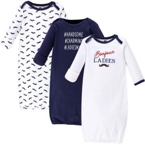 image:imageHudson Baby unisexbaby Cotton GownsBonjour