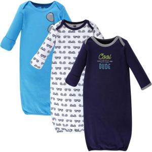 image:imageHudson Baby unisexbaby Cotton GownsCool Little Dude