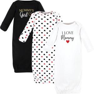 image:imageHudson Baby unisexbaby Cotton GownsGirl Mommy Red Black