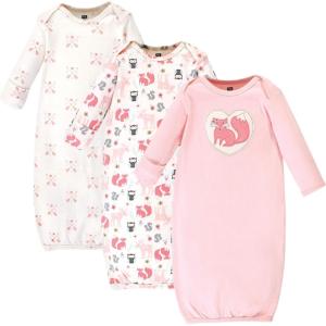 image:imageHudson Baby unisexbaby Cotton GownsGirl Woodland