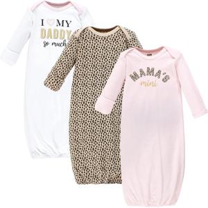 image:imageHudson Baby unisexbaby Cotton GownsLeopard Mamas Mini