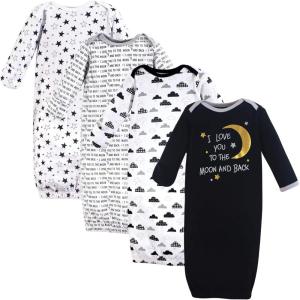 image:imageHudson Baby unisexbaby Cotton GownsMoon and Back