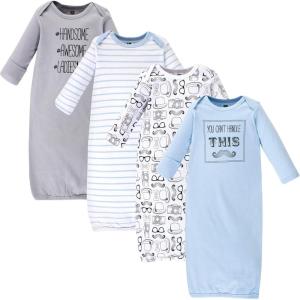 image:imageHudson Baby unisexbaby Cotton GownsMustache