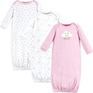 image:imageHudson Baby unisexbaby Cotton GownsPink Clouds