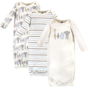 image:imageHudson Baby unisexbaby Cotton GownsRoyal Safari