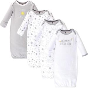 image:imageHudson Baby unisexbaby Cotton GownsStar and Moon