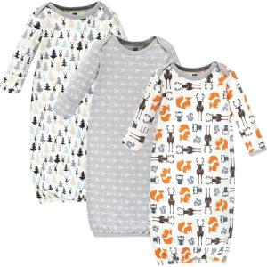 image:imageHudson Baby unisexbaby Cotton GownsUnisex Moose