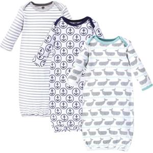 image:imageHudson Baby unisexbaby Cotton GownsWhales Anchor