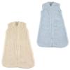 image:imageGrow with Me Wearable Sherpa Sleeping Bag 2PackPowder BlueCream