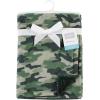 image:imageHudson Baby Infant Boy Plush Blanket with Furry Binding and Back Sports Fan One SizeCamo
