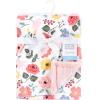 image:imageHudson Baby Infant Boy Plush Blanket with Furry Binding and Back Sports Fan One SizeModern Botanical