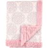 image:imageHudson Baby Infant Boy Plush Blanket with Furry Binding and Back Sports Fan One SizeModern Floral