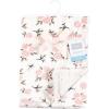 image:imageHudson Baby Infant Boy Plush Blanket with Furry Binding and Back Sports Fan One SizeNeutral Pink Floral
