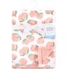 image:imageHudson Baby Infant Boy Plush Blanket with Furry Binding and Back Sports Fan One SizePeach