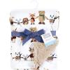 image:imageHudson Baby Infant Boy Plush Blanket with Furry Binding and Back Sports Fan One SizeWinter Woodland Friends