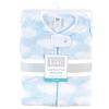 image:imageHudson Baby Infant Girl Plush Sleeping Bag Sack Blanket 2pk Basic Pink Floral 612 MonthsBlue Clouds