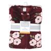 image:imageHudson Baby Infant Girl Plush Sleeping Bag Sack Blanket 2pk Basic Pink Floral 612 MonthsBurgundy Floral Sleeveless