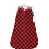 image:imageHudson Baby Infant Girl Thermal Sleeveless Sleeping Bag 2pk Soft Pink Sage RoseBuffalo Plaid Leopard