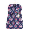 image:imageHudson Baby Infant Girls Long Sleeve Plush Faux Fur Sleeping Bag Wearable Blanket Navy Bold Floral 1218 Months
