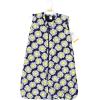 image:imageHudson Baby Infant Girls Long Sleeve Plush Faux Fur Sleeping Bag Wearable BlanketNavy Daisy