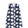 image:imageHudson Baby Infant Girls Long Sleeve Plush Faux Fur Sleeping Bag Wearable BlanketWhite Peonies