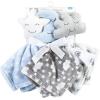 image:imageHudson Baby Unisex Baby Animal Face Security Blanket Bunny One SizeStar Moon